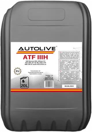 Трансмиссионное масло AUTOLIVE Dexron III 20 л
