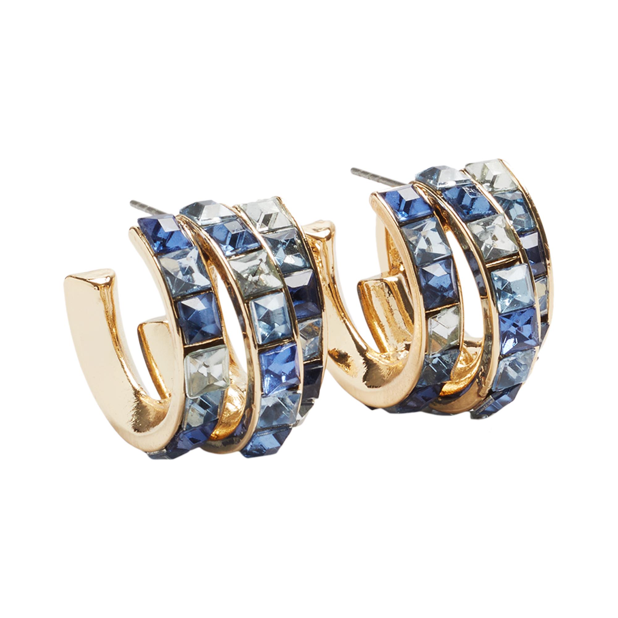 Жіночі сережки Parfois 192205 ONE Синій