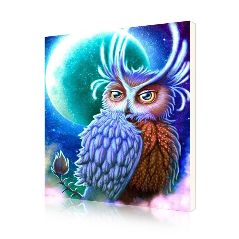 Картина по номерам Lesko DIY RSB8133 Сова