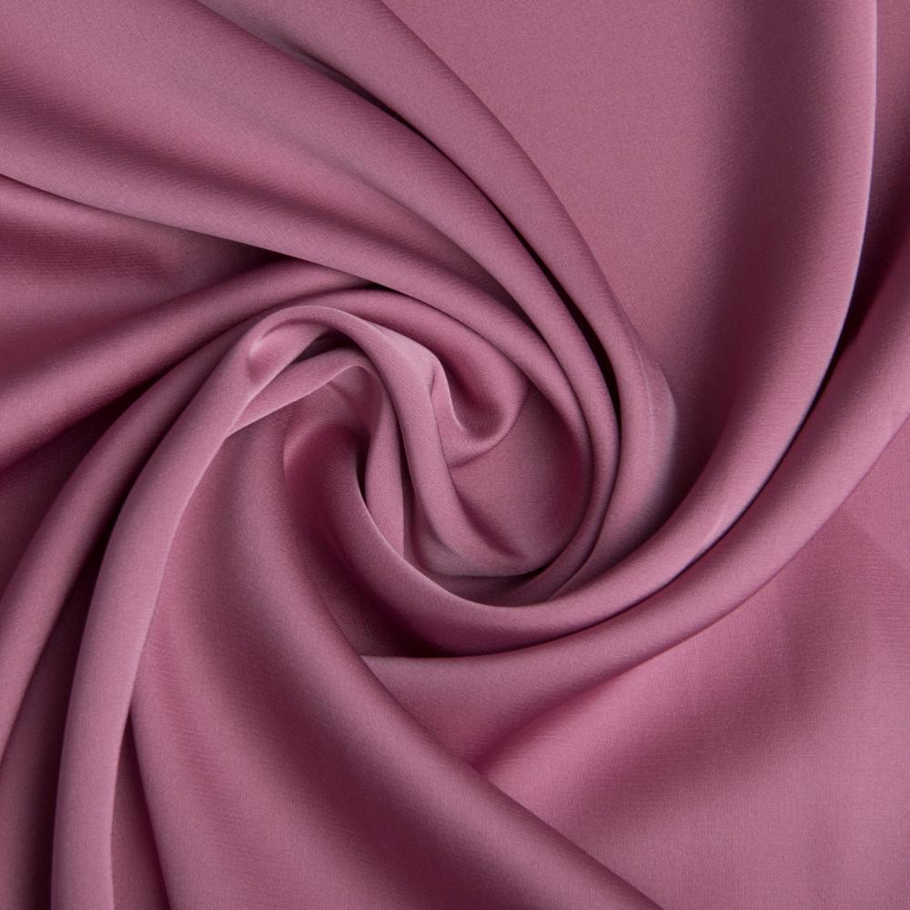 Ткань плательная атлас шелк Vanessa рожевий фрез
