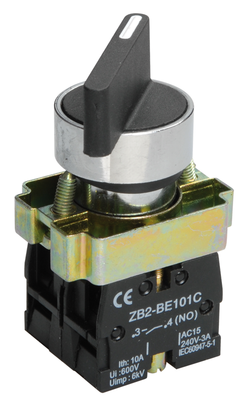 Перемикач I-O-II УЕК LAY5-BJ33 2NO 22 мм 3 положення Чорний (BSW70-BJ-3-K02) Перемикач I-O-II УЕК LAY5-BJ33 2NO 22 мм 3 положення Чорний (BSW70-BJ-3-K02)