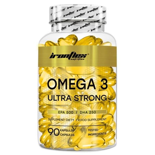 Омега для спорту IronFlex Omega 3 Ultra Strong 90 капс. (000023424)