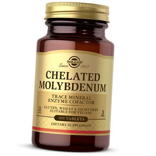 Минералы Solgar Chelated Molybdenum 100 табл. (36313010)