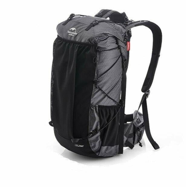 Рюкзак туристичний Naturehike Rock NH20BB113, 40L + 5L, чорний