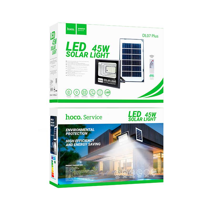 Лампа зовнішня Hoco DL07 Plus із сонячною панеллю 45W IP67 (609168) - фото 7 Лампа зовнішня Hoco DL07 Plus із сонячною панеллю 45W IP67 (609168) - фото 7