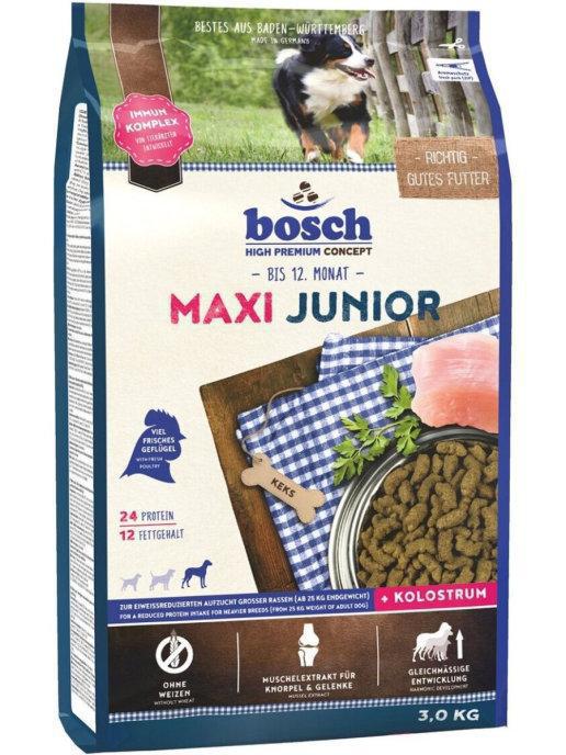 Корм для собак Bosch HPC Junior Maxi для щенков гигантских и больших пород 3 кг