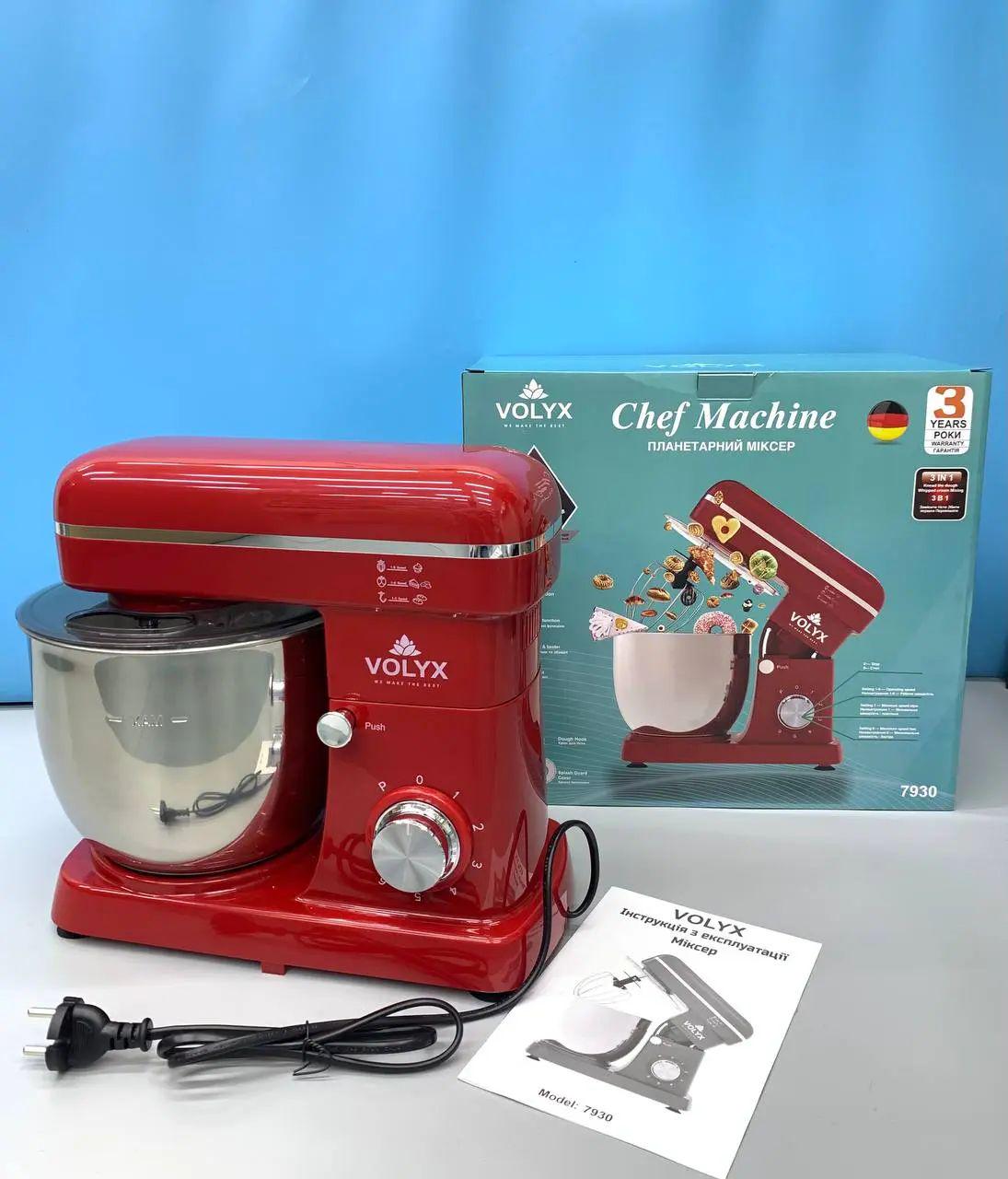 Миксер планетарный Chef Machine 5 л 2200 Вт 220V (opt-16598)