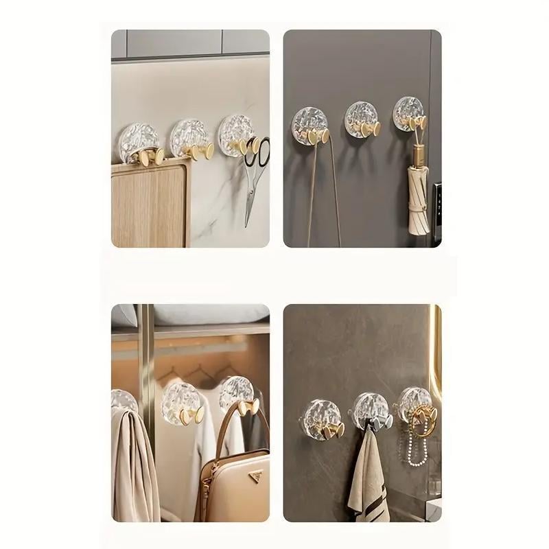 Гачок самоклейний настінний для організації аксесуарів і кабелів Сріблястий з прозорим (3000003763) - фото 10 Гачок самоклейний настінний для організації аксесуарів і кабелів Сріблястий з прозорим (3000003763) - фото 10