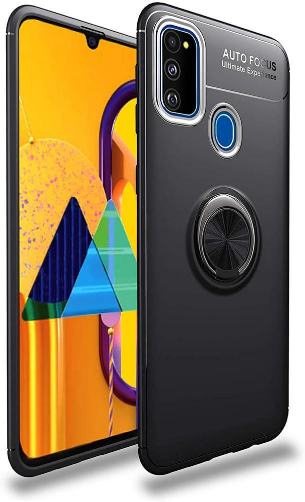 Чехол с кольцом Auto Focus для Samsung Galaxy M31 M315 Black (12939-2B)