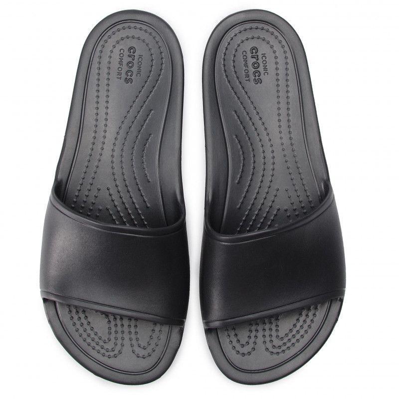 Шльопанці жіночі утеплені Crocs Sloane Slide Women Croslite р. 40-41 Чорний (9259) - фото 7