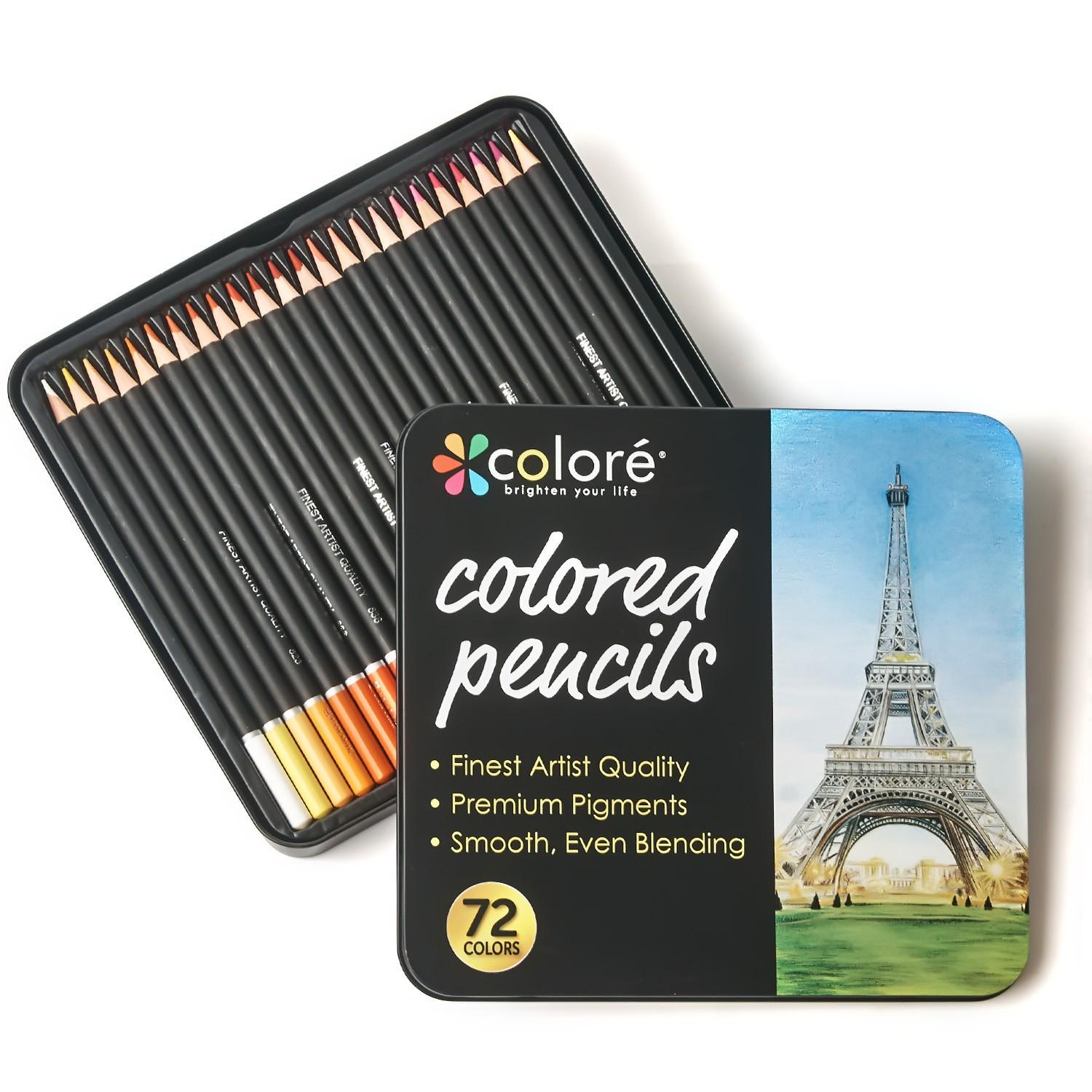 Цветные карандаши Colore 72 цвета в металлическом пенале - фото 10 Цветные карандаши Colore 72 цвета в металлическом пенале - фото 10
