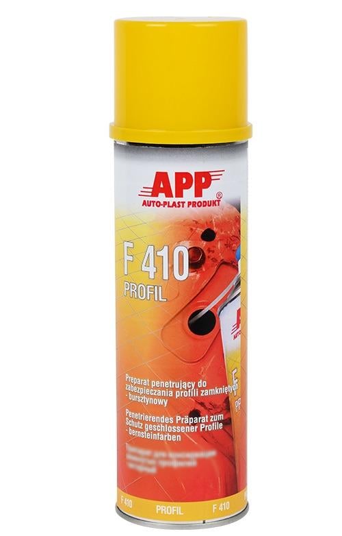 Засіб для консервації закритих профілів кузова APP F410 Profil 500 мл Жовтий Засіб для консервації закритих профілів кузова APP F410 Profil 500 мл Жовтий