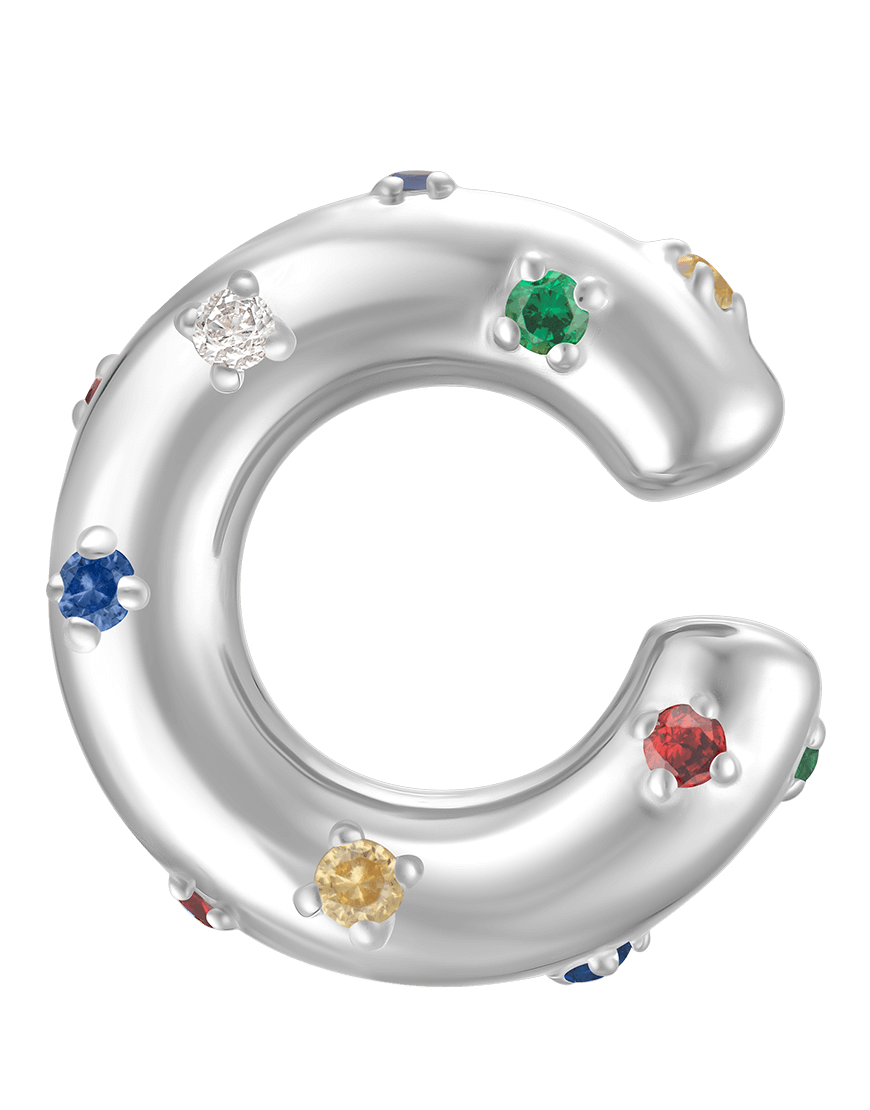 Каф Spark color жіночий RIMMART JEWELRY срібний One size Каф Spark color жіночий RIMMART JEWELRY срібний One size