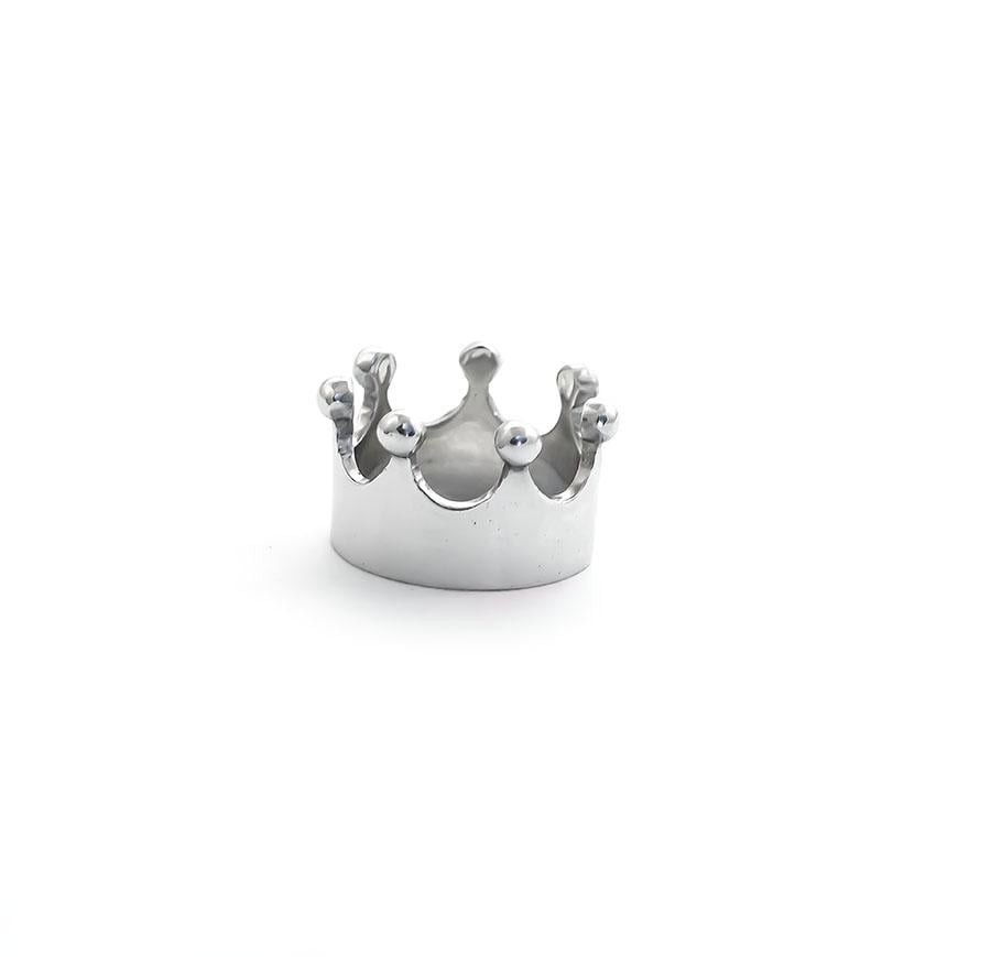 Перстень серебряный Maxi Silver 2945 SE Корона р. 17,5 (8294580)
