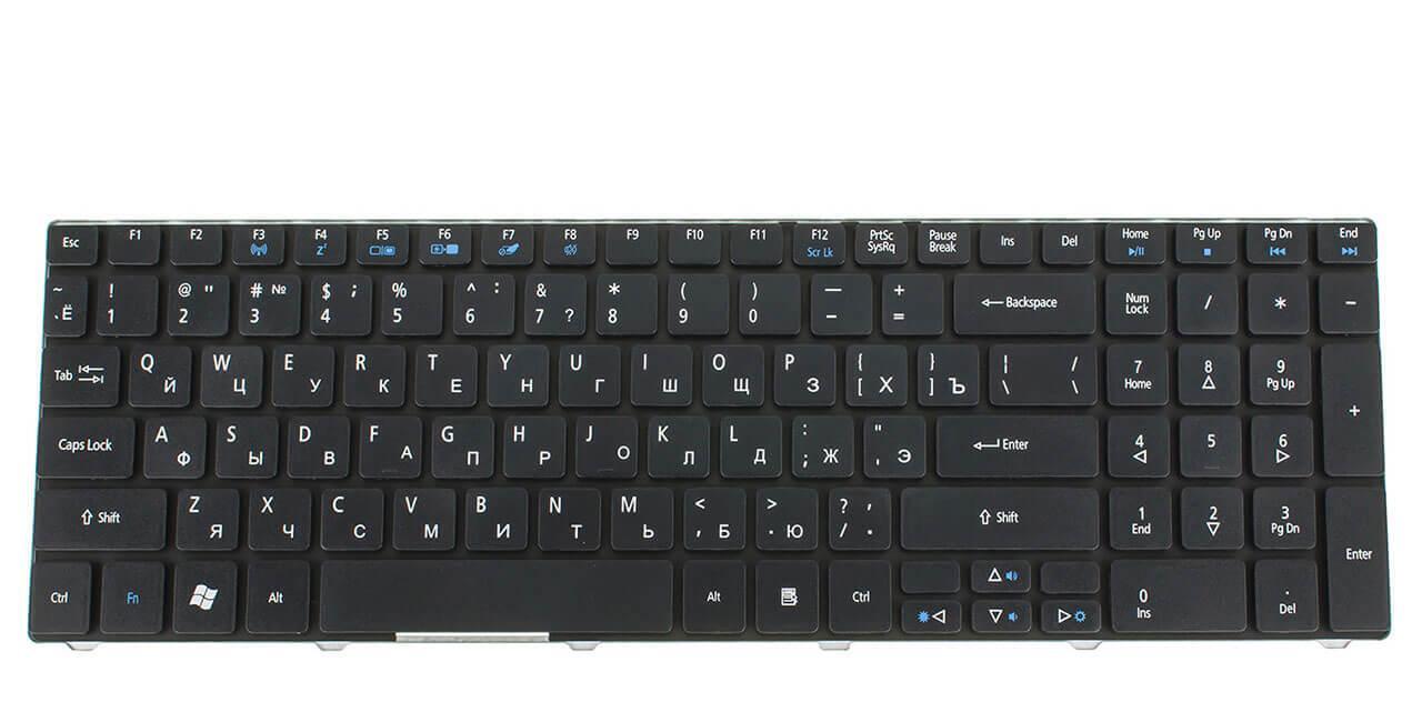 Клавиатура для ноутбука Acer Packard Bell EasyNote TM83 матовая (KB.I170A.164)