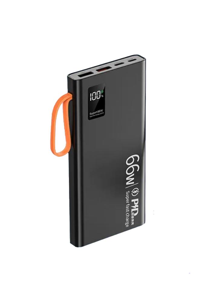 Внешний аккумулятор Bxdzooer WZT-551-01 с фонариком 20000 mAh 66 Вт PD 20 Вт 2xUSB Black (9667409)