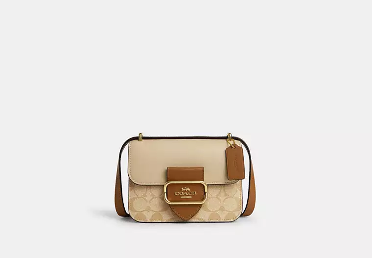 Сумка женская Morgan Square Crossbody Gold/Light Khaki/Khaki/Multi