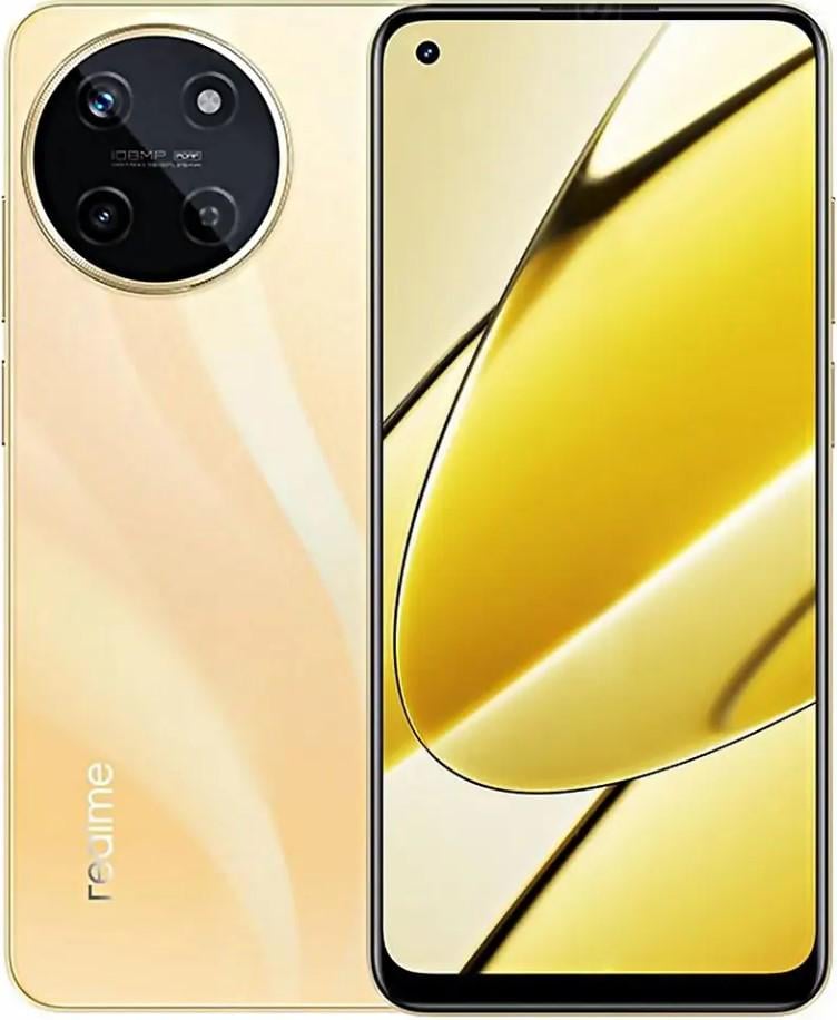 Смартфон realme 11 8/256 Гб Global Golden Aura Global Version - фото 1