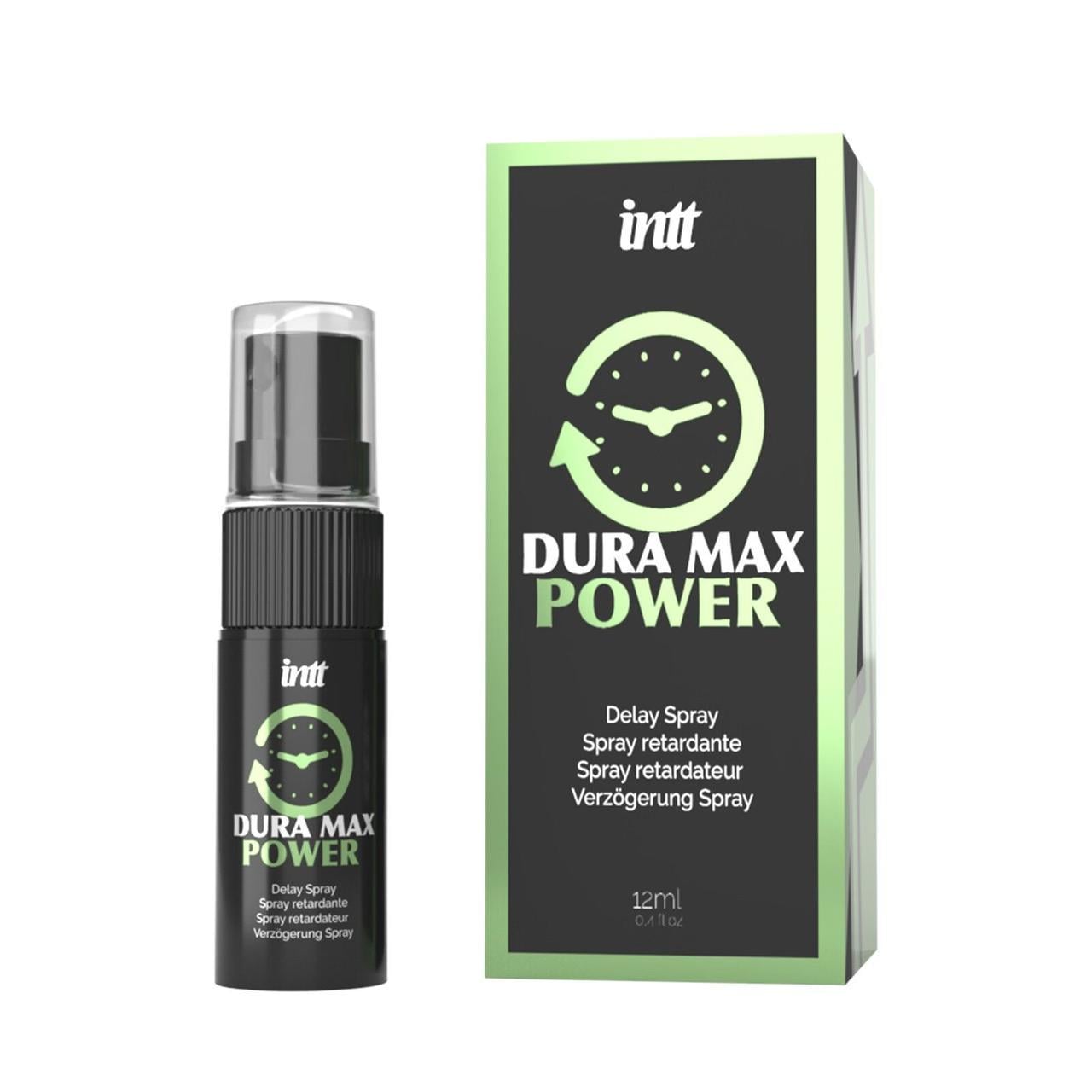 Пролонгатор-спрей Intt Dura Max Power з охолоджувальним ефектом без лідокаїну з пантенолом 12 мл (2522131328)