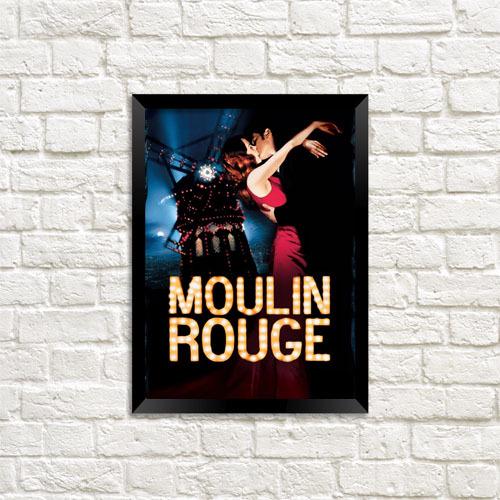 Постер в рамке Moulin Rouge 21х30 см A4 (MT4_21L015_BL)