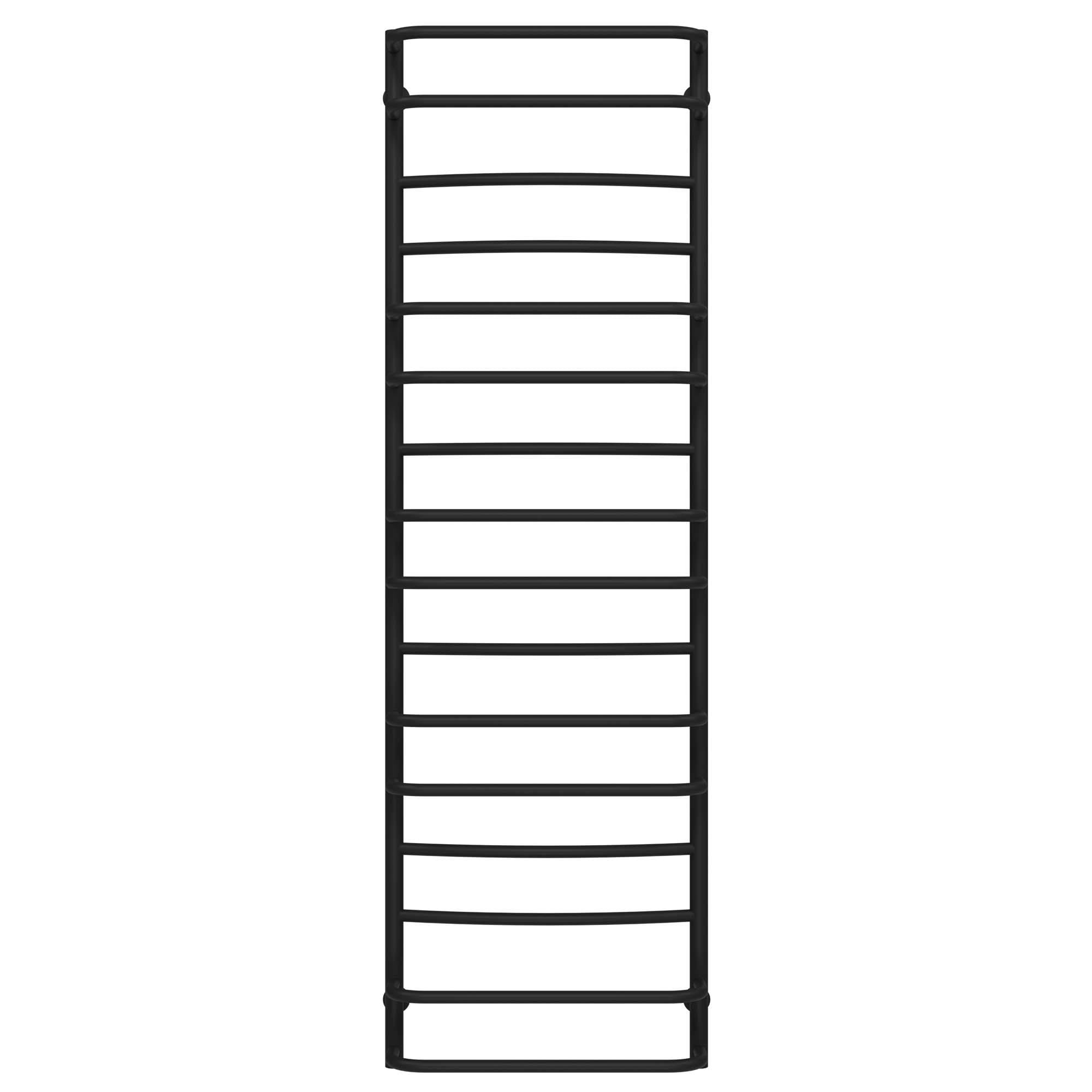 Полотенцесушитель водяной Deffi Аквамикс П16 боковое правое подключение нержавеющая сталь 500х1700 мм Черный (C.AM.170.50.16.B.C)