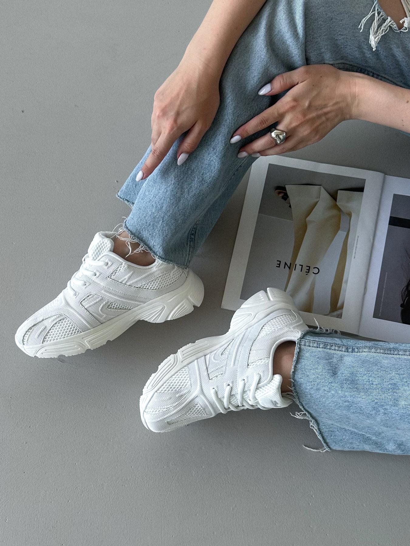 Кроссовки женские текстиль/сетка р. 39 Белый (10235086) - фото 4 Кроссовки женские текстиль/сетка р. 39 Белый (10235086) - фото 4