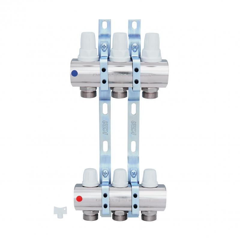 Коллектор Icma 1 3 выхода без расходомера №K005 - фото 3