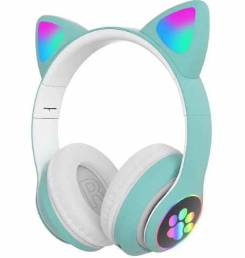 Наушники детские беспроводные Blutooth CAT STN-28 Зеленый (21724903) Наушники детские беспроводные Blutooth CAT STN-28 Зеленый (21724903)