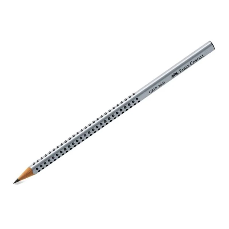 Карандаш чернографитный Faber-Castell GRIP 2001 HB Серый (117000)