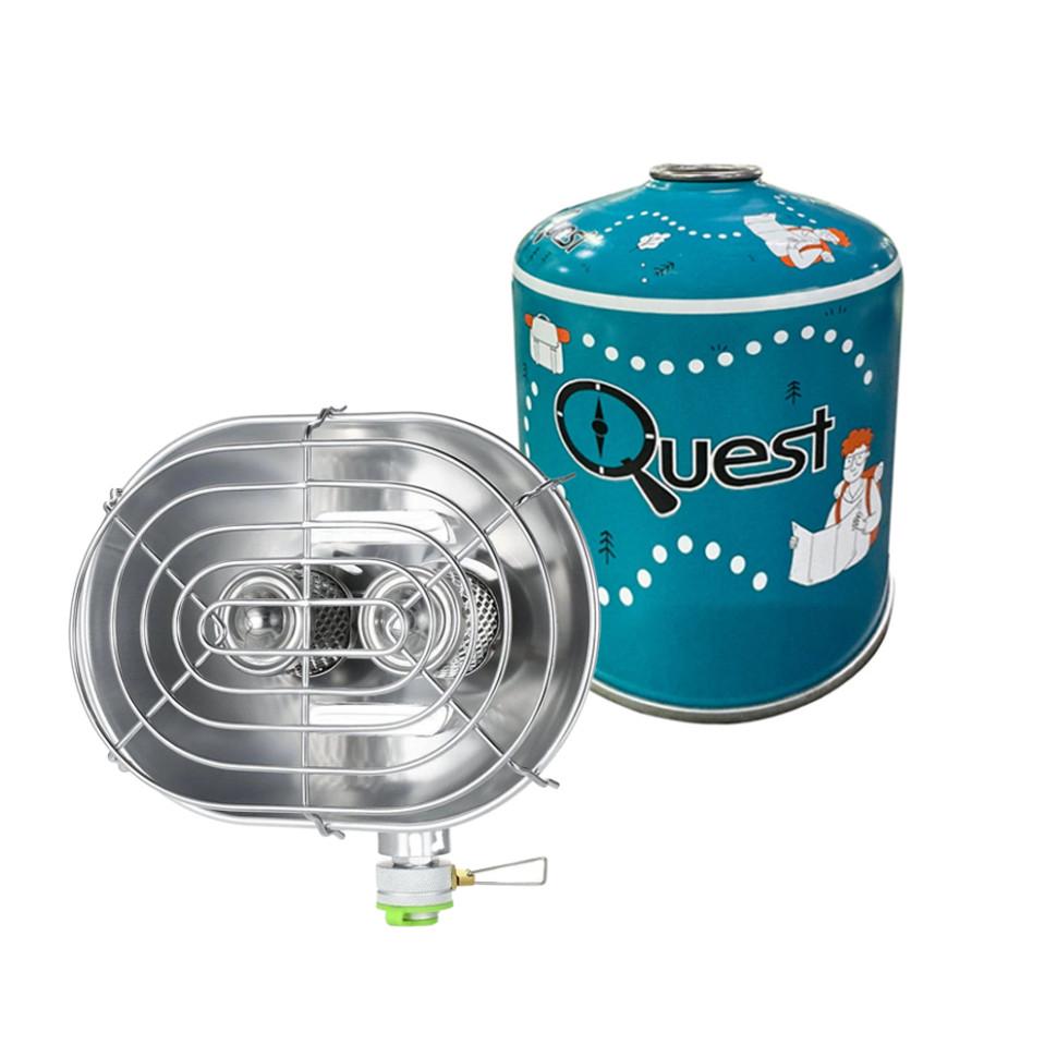 Набір газовий обігрівач BRS-H22/газовий балон Quest 450гр (31461262) Набір газовий обігрівач BRS-H22/газовий балон Quest 450гр (31461262)