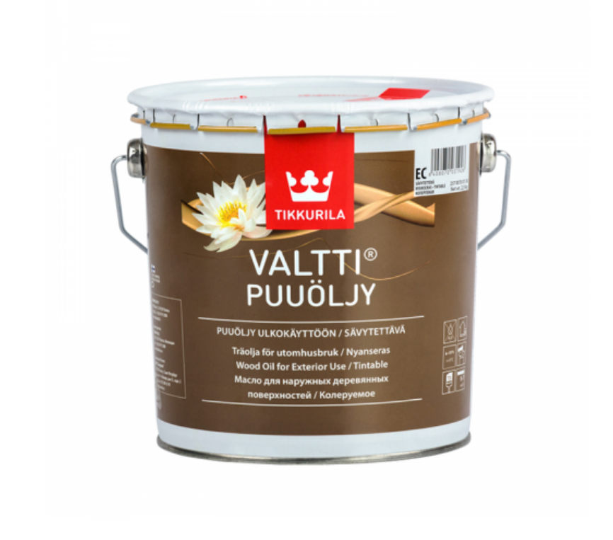 Масло TIKKURILA Vallti Wood Oil База ЕС 9 л (1700490382)