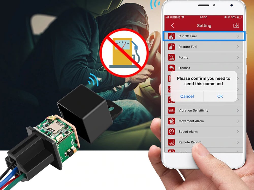 Мини трекер GPS автомобильный для отслеживания авто при угоне - фото 4