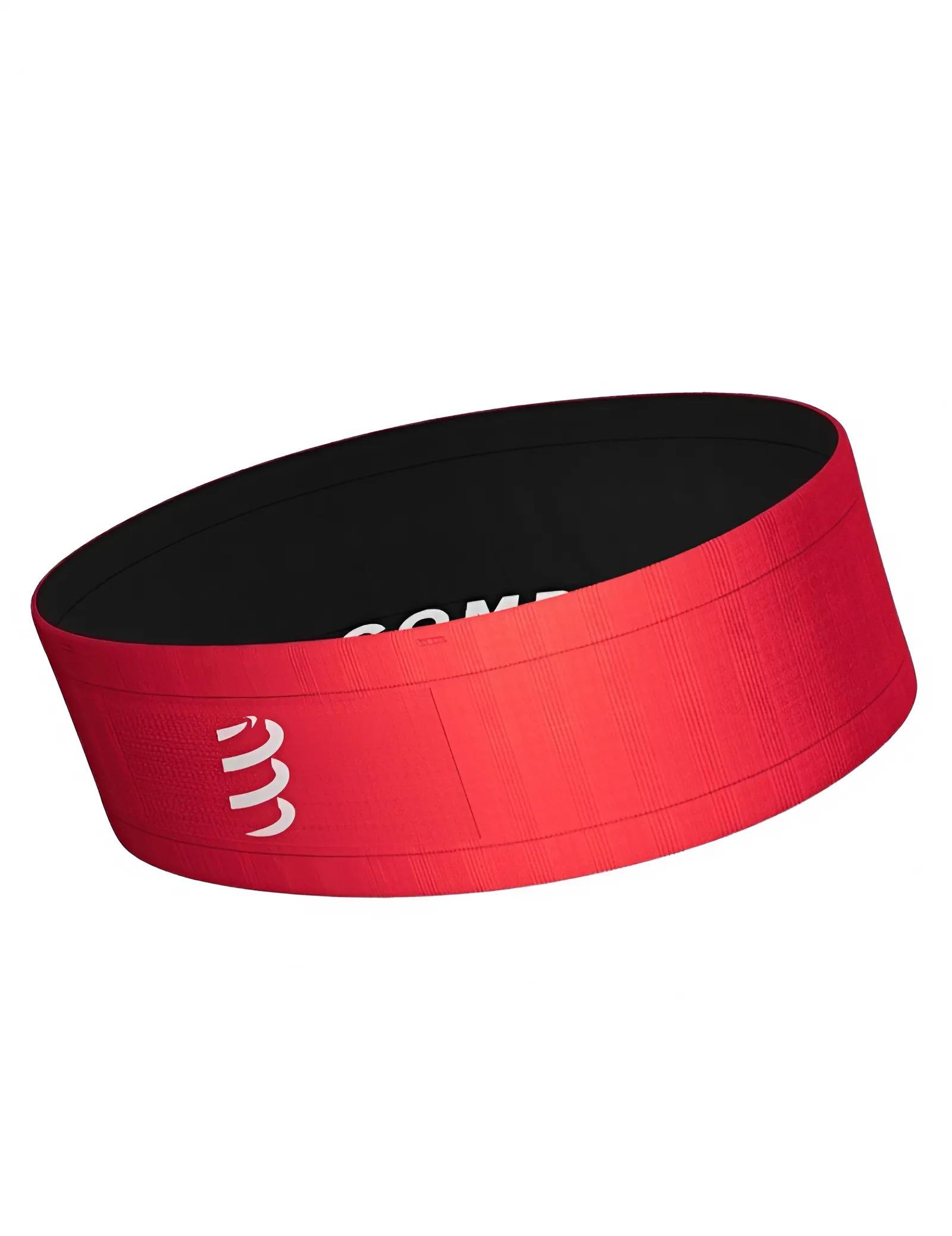 Пояс беговой с карманом Compressport CU00012B3111XS/S Free Belt XS/S Fluo Red/Black (26712077)