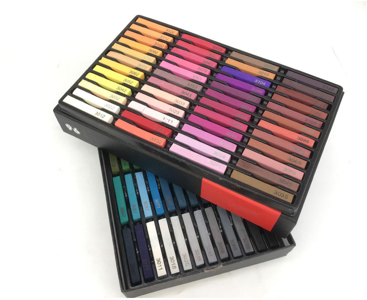 Пастель художественная сухая мягкая YOVER 96 цветов (YV-TPS096)