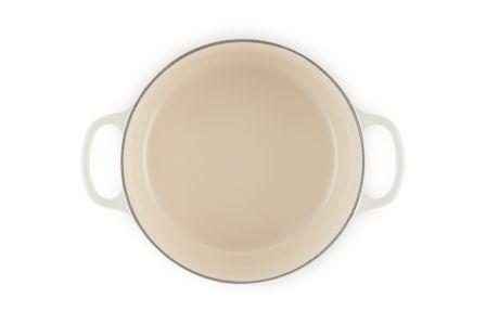 Kаструля Le Creuset Evolution 5,3 л чавунна з кришкою Beige (21177267164430) - фото 5