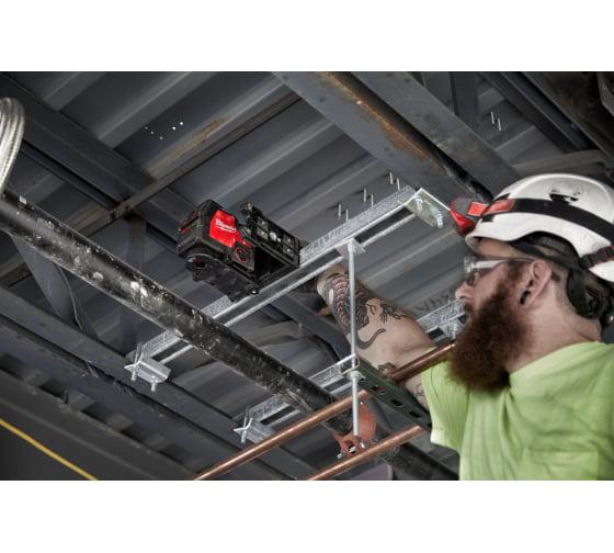 Аккумуляторный линейно-точечный лазерный нивелир Milwaukee M12 CLLP-0C (4933478101) - фото 7