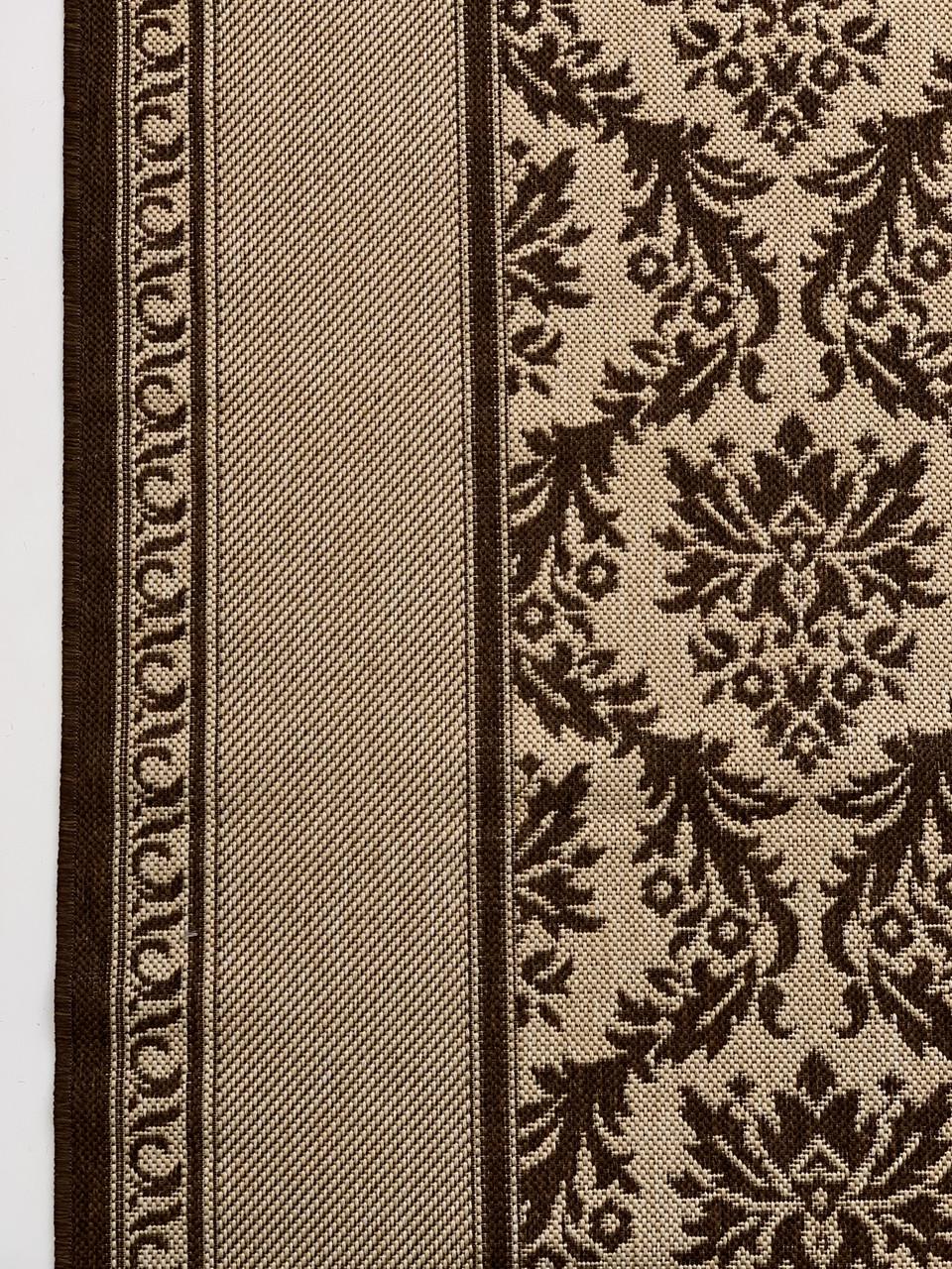 Килим безворсовий абстрактний рогожка прямокутний 80х150 см Бежевий (2641349663) - фото 3 Килим безворсовий абстрактний рогожка прямокутний 80х150 см Бежевий (2641349663) - фото 3