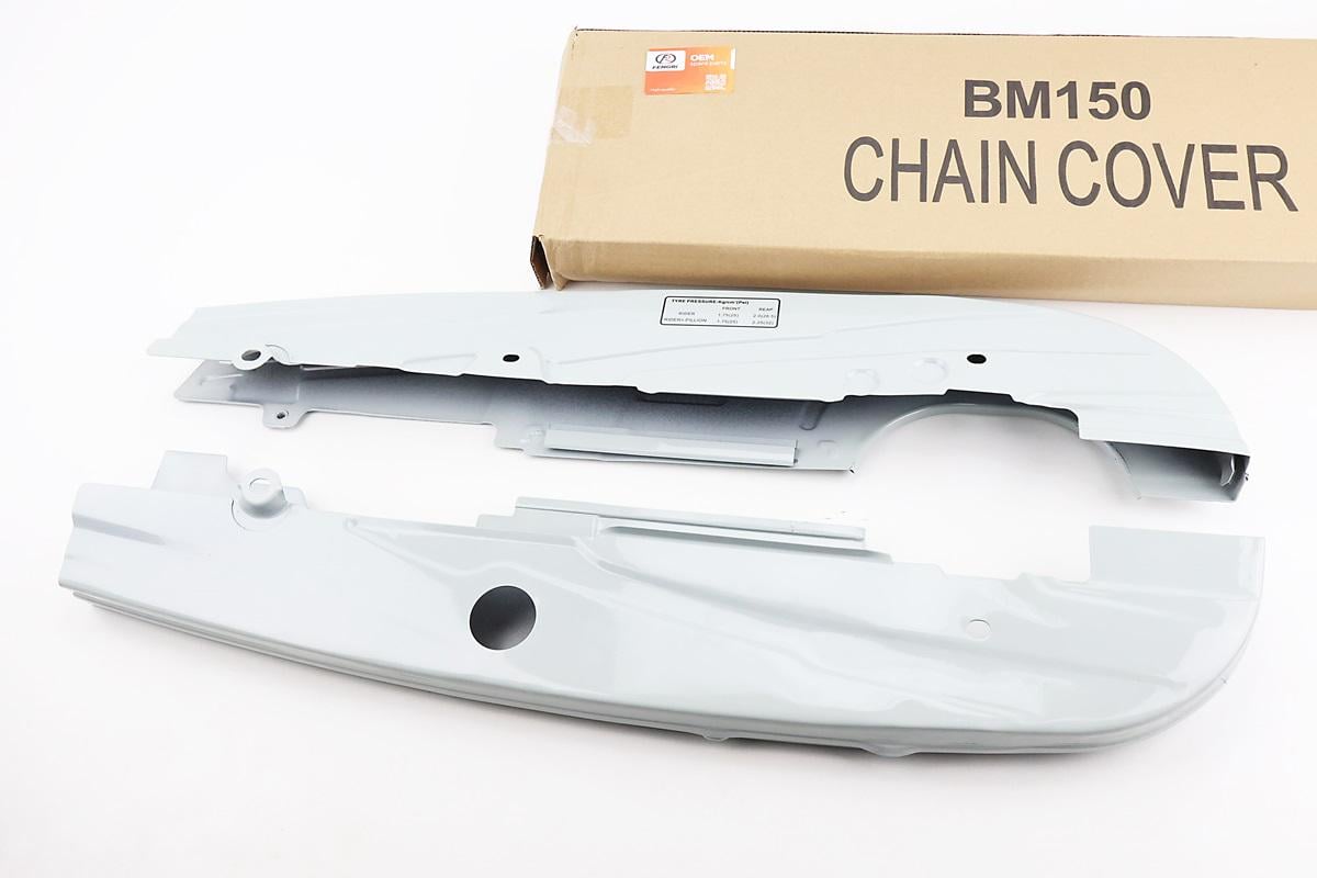 Захист ланцюга привідного комплект дві частини 36PF0011 до мотоцикла BOXER BM BMX 150cc металевий кожух ланцюга (998361)