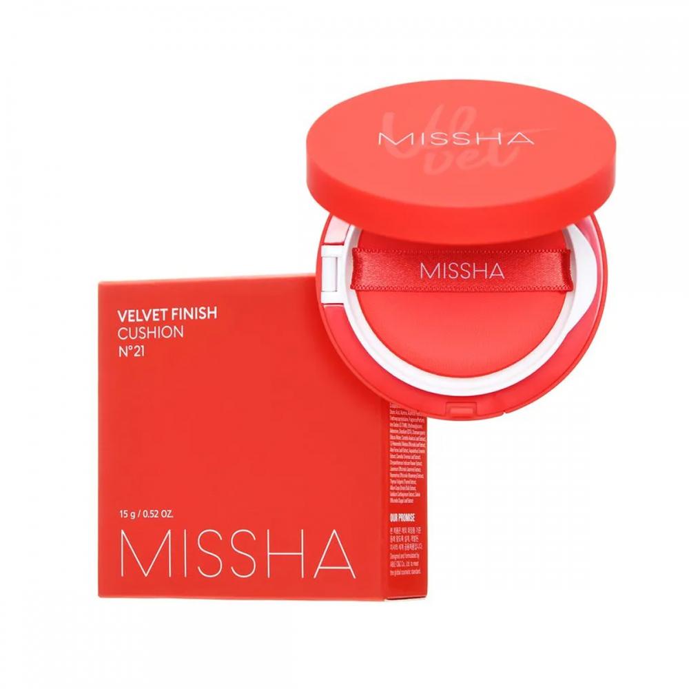Крем-кушон з оксамитовим фінішем Missha Velvet Finish Cushion SPF50+/PA ...