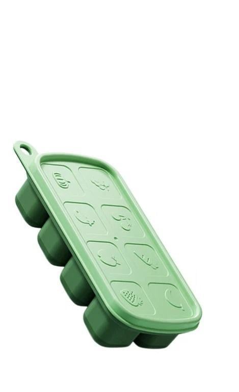 Форма для льоду 8 комірок з кришкою Зелений (Е051480)