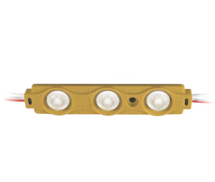 Светодиодный модуль MTK 5730-3LED-WW с линзой 1,5W Белый теплый (27770943)