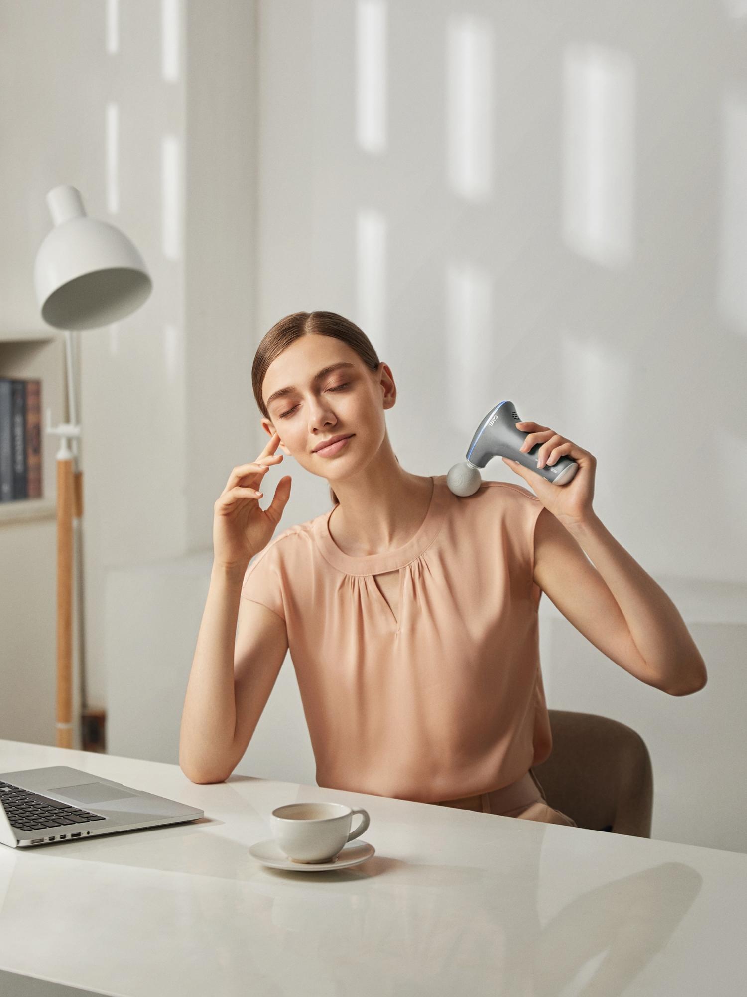 Электромассажер перкуссионный для тела SKG F7E (2635517122) - фото 7 Электромассажер перкуссионный для тела SKG F7E (2635517122) - фото 7