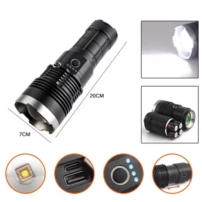 Фонарь AK138 WHITE LASER LED PM60-TG 207х74 мм - фото 3