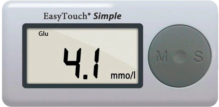 Апарат для вимірювання рівня глюкози в крові EasyTouch Simple (17617347) - фото 1