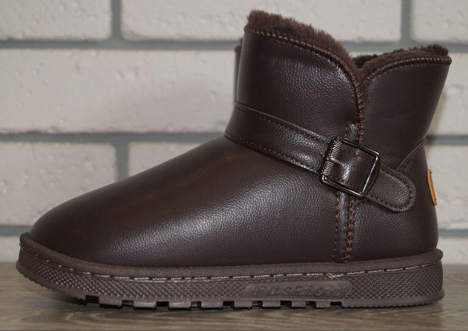 Угги зимние детские G&S р. 33 20 см Коричневый (31570-33)