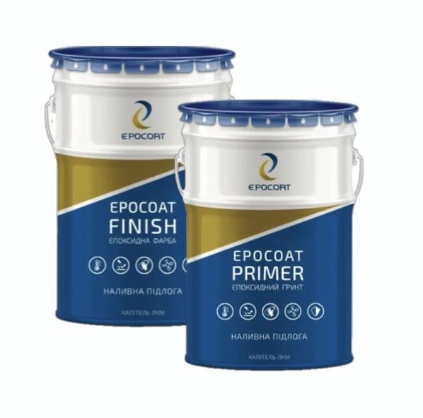 Комплект эпоксидных полов для гаража EPOCOAT Garage Primer 5 кг и Finish 5 кг