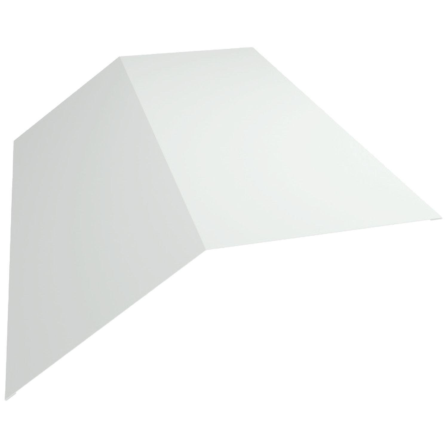 Планка коньок трикутний Partner 145х145х2000 Ral 9003 поліестер Білий (376287678)