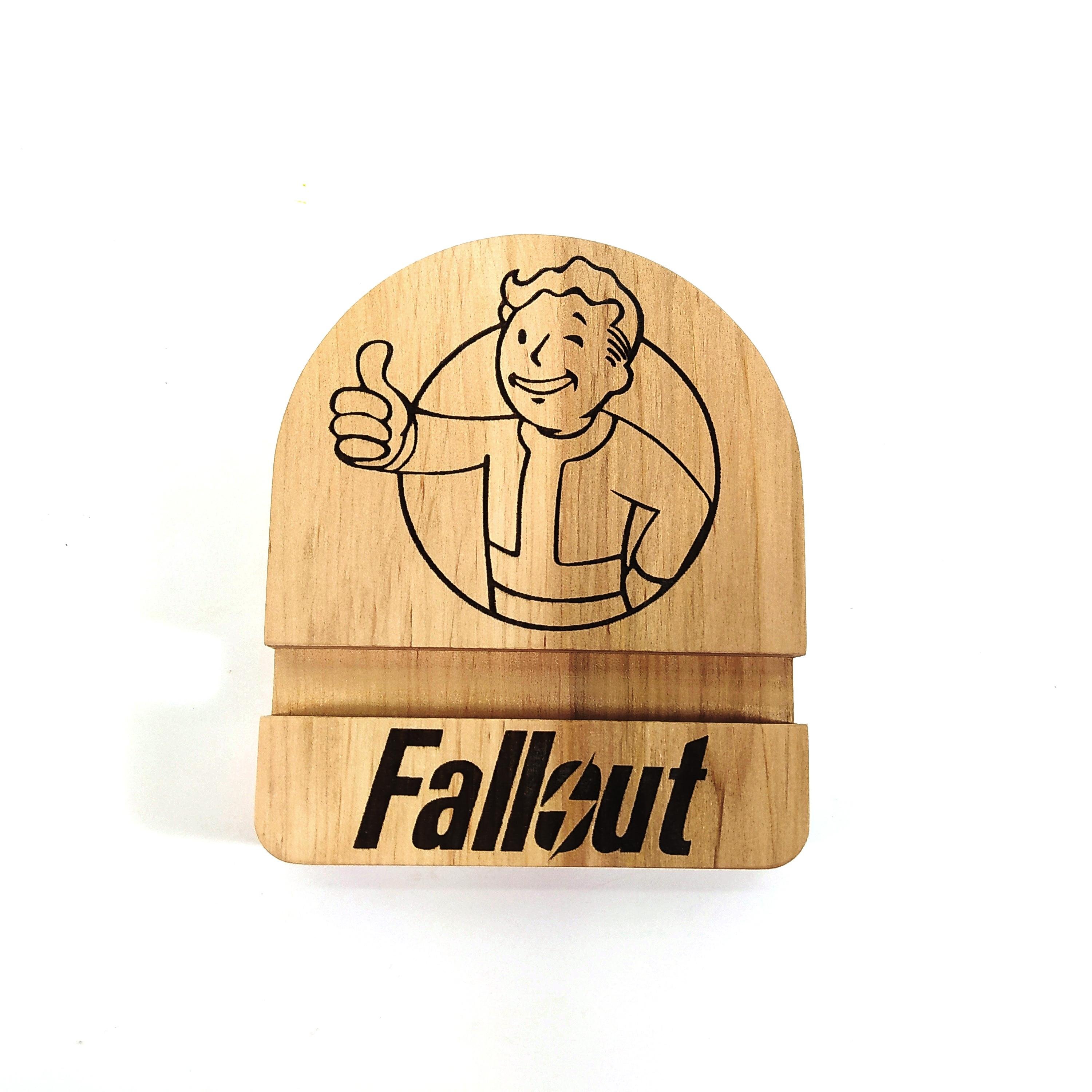 Подставка для смартфона Майстерня містера Томаса Fallout vault boy 10х12х2 см