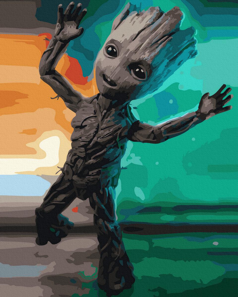 Картина по номерам Грут Марвел 40х50 (GX43110)