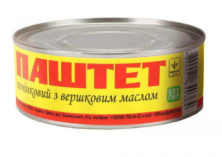 Паштет печеночный со сливочным маслом Дід М'ясоїд 240 г (4820021840364)